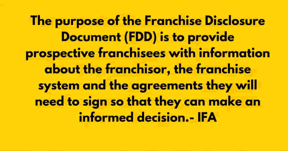 Franchise Disclosure