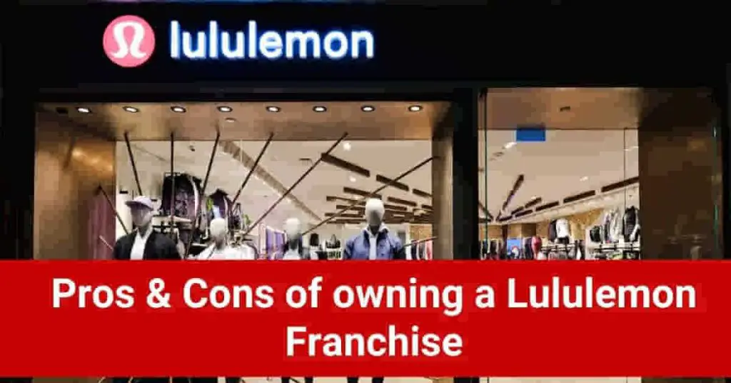 Lululemon Franchise Cost Fee Agreement of Store