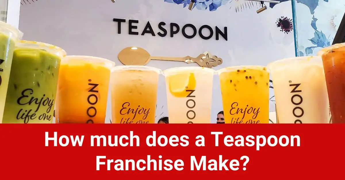 Teaspoon Franchise Cost Reviews Profit Fee